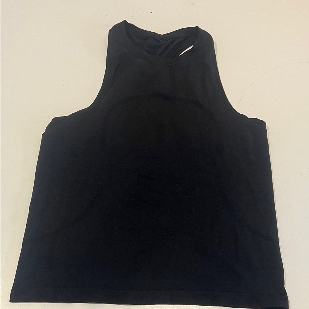 Lululemon high neck swiftly Black Sleeveless Top